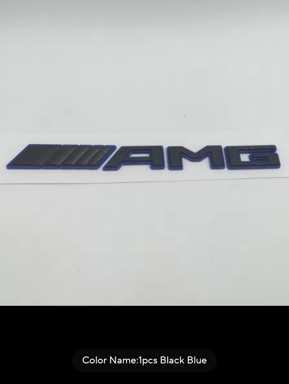 New Mercedes AMG Emblem Badge See Multiple Color Options - Picture 5 of 7